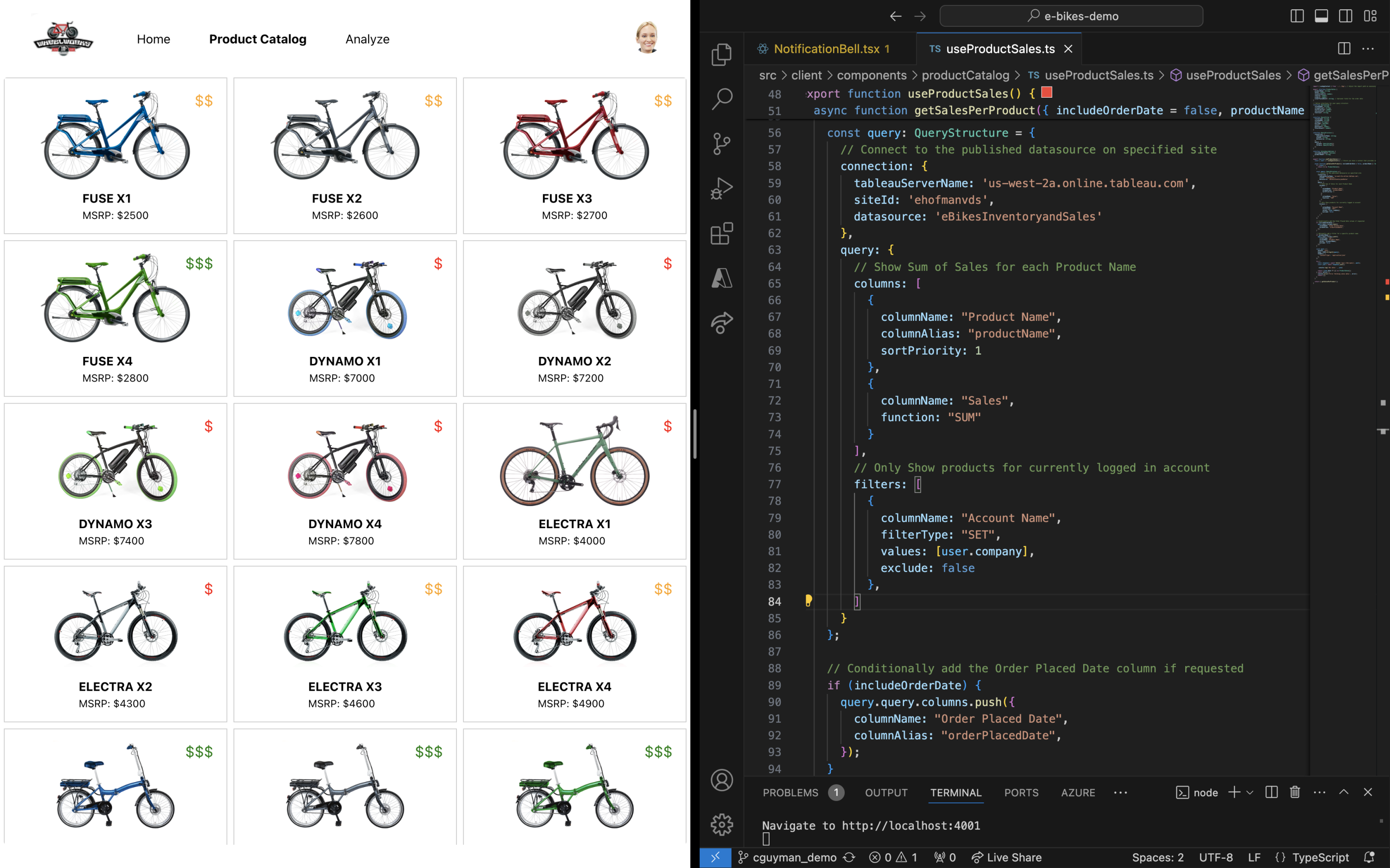 VizQL-Data-Service_ebikes-inventory-with-sales-icons